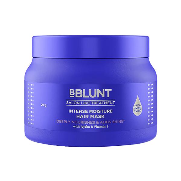 Netmeds | Bblunt Intense Moisture Hair Mask with Jojoba Oil and Vitamin E for Nourished and Shiny Hair 250 gm