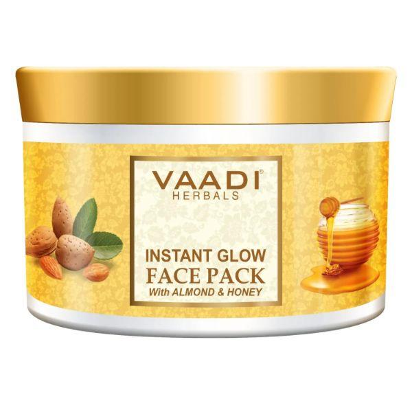 Vaadi Herbals Instant Glow Face Pack With Almond And Honey 600 gm - Face Packs