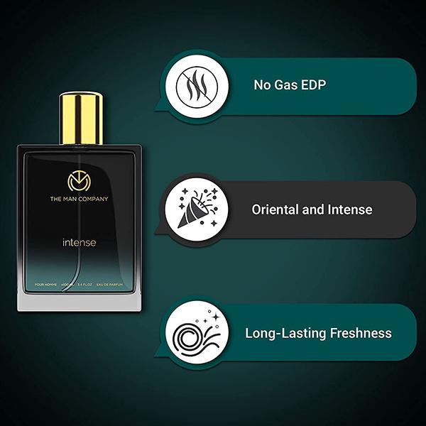 The Man Company Intense EDP Pour Homme 100ml - Men Perfumes (Edt/Edp)