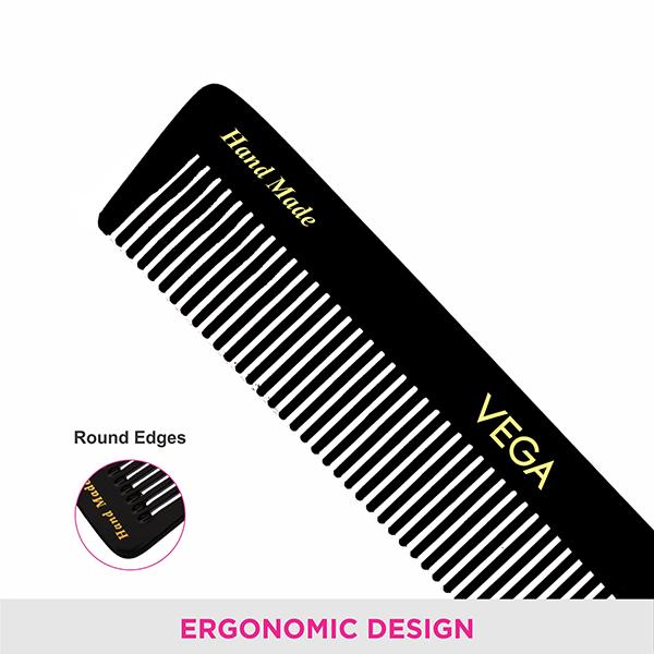 Vega Dressing Hair Comb for Men and Women, Black (VC2HMBC-119) 2's - Hair Combs