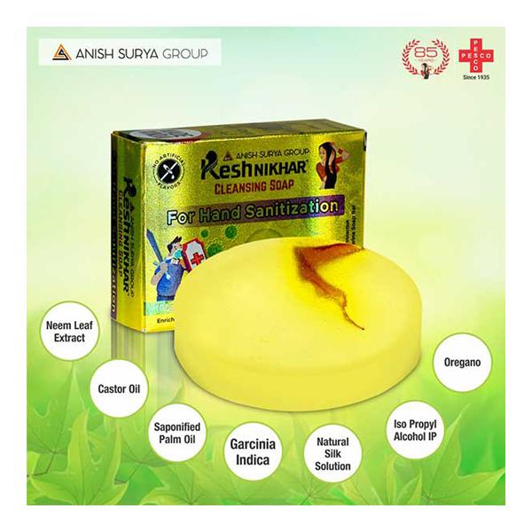 Kesh Nikhar Cleansing Soap - Antibacterial (Pack of 3 x 125 gm) - Soaps