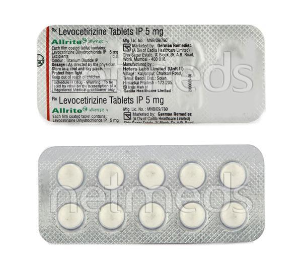 Allrite 5mg Tablet 10'S