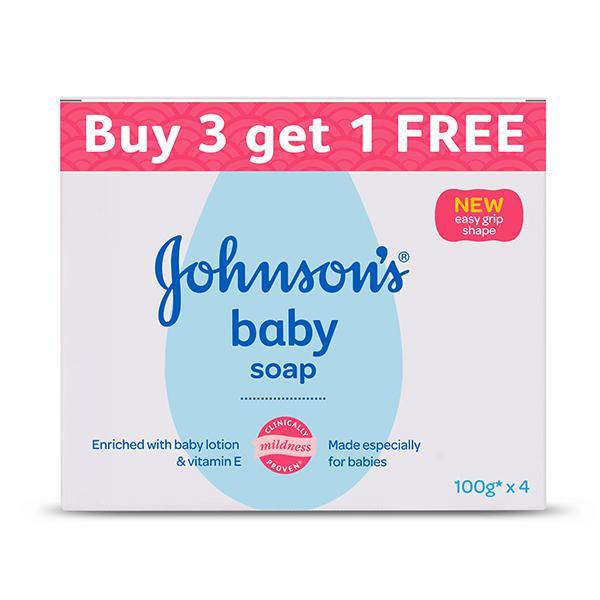 Netmeds | Johnson's Baby Soap (Buy 3 Get 1) 100 gm