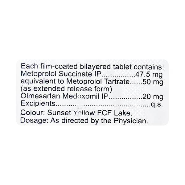 Olkem Beta 50mg Tablet 10'S - Hypertension-Ang