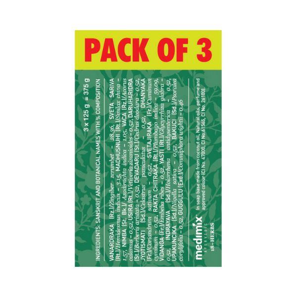 Medimix Ayurvedic Classic 18 Herbs Soap 125gm each 3's - Soaps
