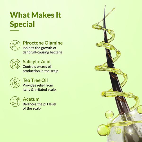 Fixderma Kairfoll Anti Dandruff Shampoo for Oily and Sensitive Scalp, Shampoo for Dandruff 100 ml - Shampoos