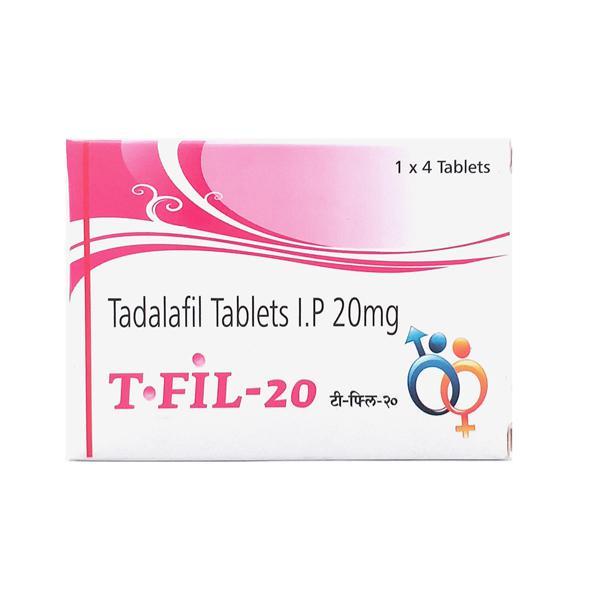 T Fil 20mg Tablet 4'S - Impotence/Erectile Dysfunction (Ed)