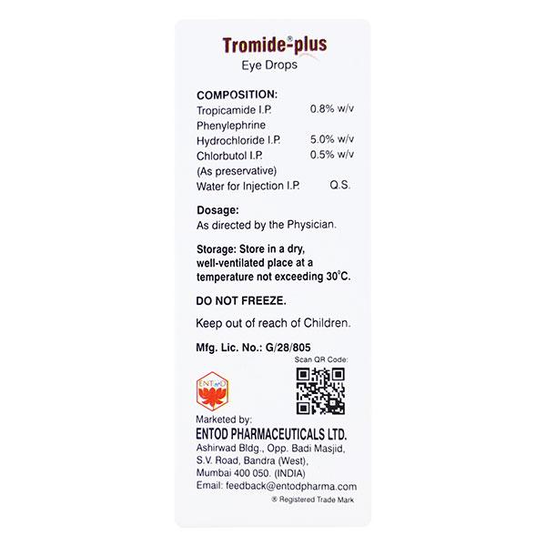 TROMIDE PLUS Eye Drops 5ml - Mydriasis