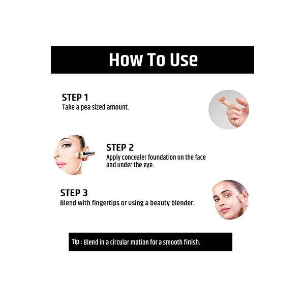 Insight Cosmetics Concealer Foundation - Beige Matte 20 ml - Foundation