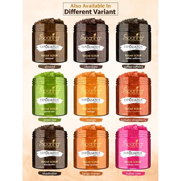 Spantra Almond Sugar Scrub 125 gm - Scrubs & Exfoliants