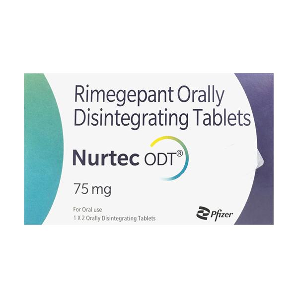 NURTEC ODT 75mg Orally Disintegrating Tablet 2's
