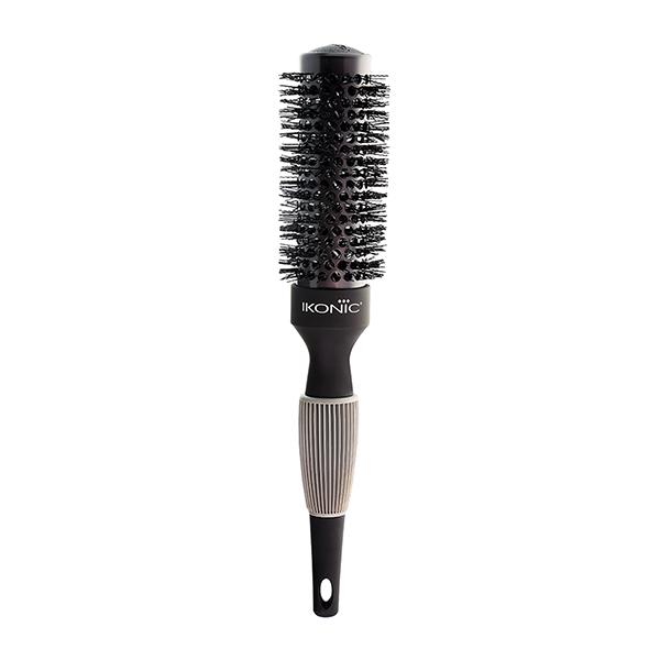 Netmeds | Ikonic Titanium Thermal Hair Brush-Thb 32 Black And Grey