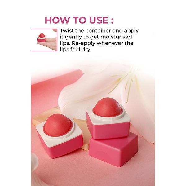 Organic Harvest Pink Lip Balm(Lily) 10 gm - Lip Balms