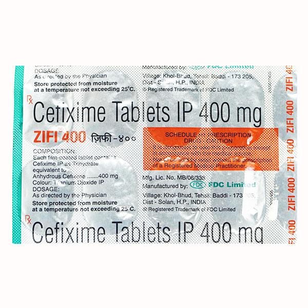 ZIFI 400 Tablet 10's - Bacterial Infections-Cep