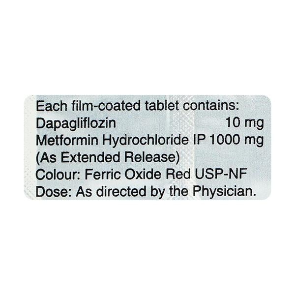 DAPAVEL M 10/1000 Tablet 10's - Diabetes-Ant