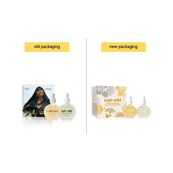 Inde Wild Radiant Hair Ritiual Minis Kit 10ml each 2's - Hair Sets & Kits