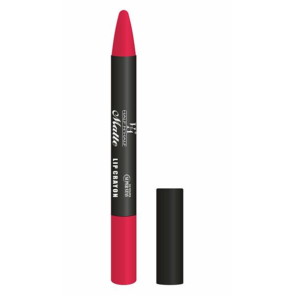 Half N Half Matte Lip Crayon, 24H Super Stay, 14 On Fire 3.5 gm - Lip Crayons