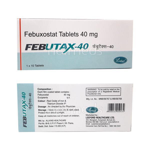 Netmeds | Febutax 40mg Tablet 10'S