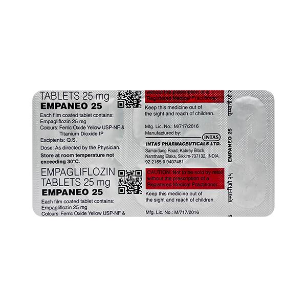 Netmeds | EMPANEO 25 Tablet 10's