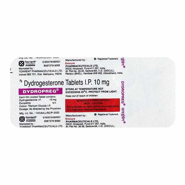 DYDROPREG 10 Tablet 10's - Hormonal Therapy-Cor