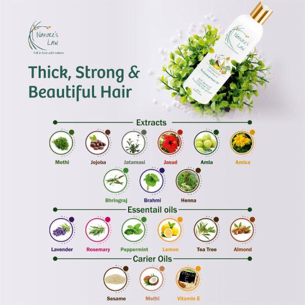 Nature's Law Botanical Hair Oil 200 ml - Hair Oils