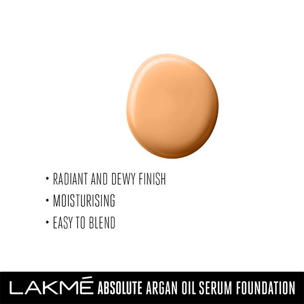 Lakme Absolute Argan Oil Serum Foundation SPF 45 Cool Ivory 15ml - Foundation