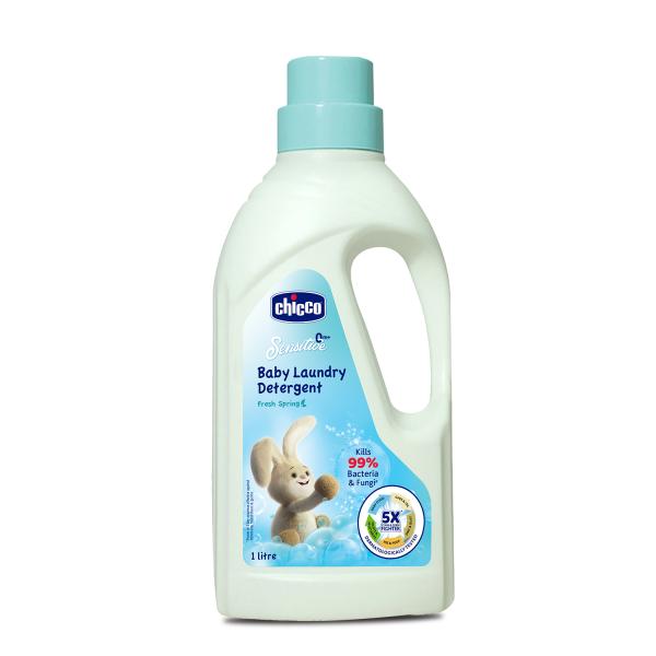 Chicco Sensitive 0M + Baby Laundry Detergent Fresh Spring 1000 ml - Baby Detergents