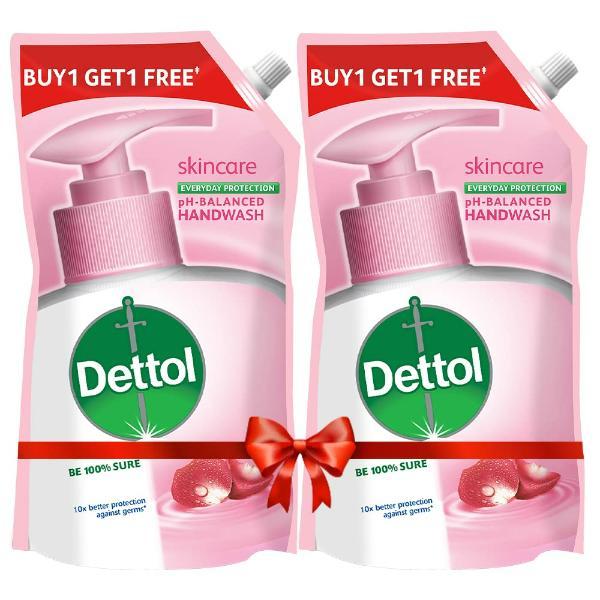 Netmeds | Dettol Skincare Liquid Hand Wash (Buy 1 Get 1 Free) 675 ml