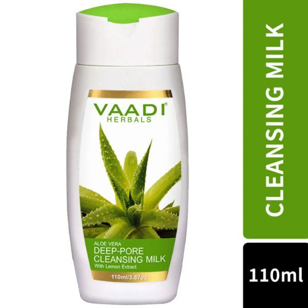 Netmeds | Vaadi Herbals Deep-Pore Cleansing Milk - Aloe Vera 110 ml