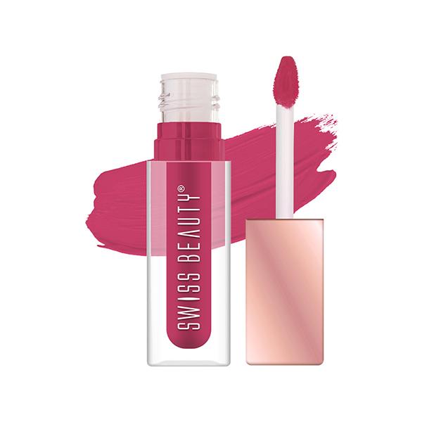 Swiss Beauty Hold Me Matte Liquid Lipstick (Tickle Me Pink) 4.5 ml - Liquid Lipsticks