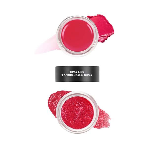 Sugar Cosmetics Lips Scrub + Balm Duo - 02 Cosmopolitan (Fresh And Fruity) 10 gm - Lip Balms