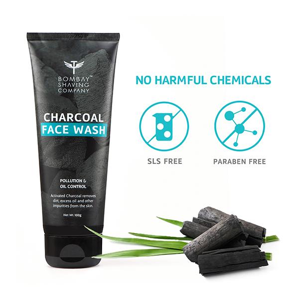 Bombay Shaving Company Pollution & Oil Control Face Wash - Charcoal 100 gm - Face Wash & Cleansers