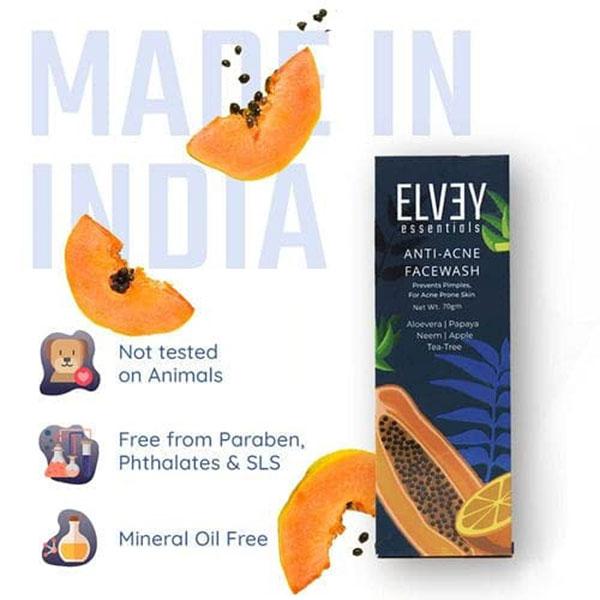 Elvey Essentials Salicylic Acid Anti-Acne Face wash 70 gm - Face Washes