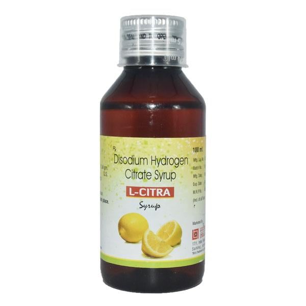 L CITRA LEMON FLAVOUR Syrup 100ml - Kidney Disease/Stones-Uri