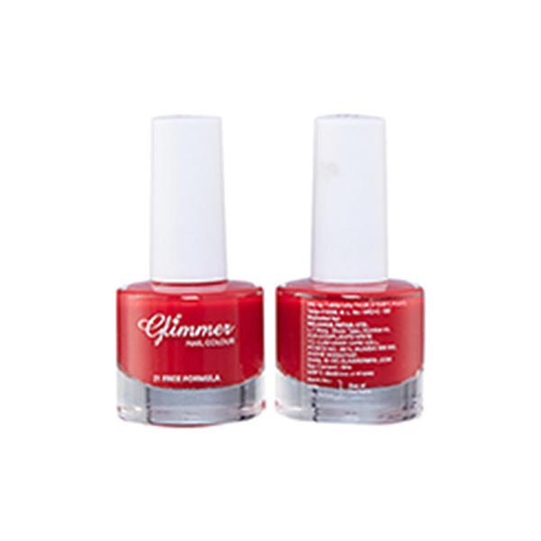 Glimmer Nail Enamel Retro Red 8 ml - Nail Polish
