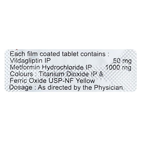 DPVIL M 1000mg Tablet 10's - Diabetes-Ant