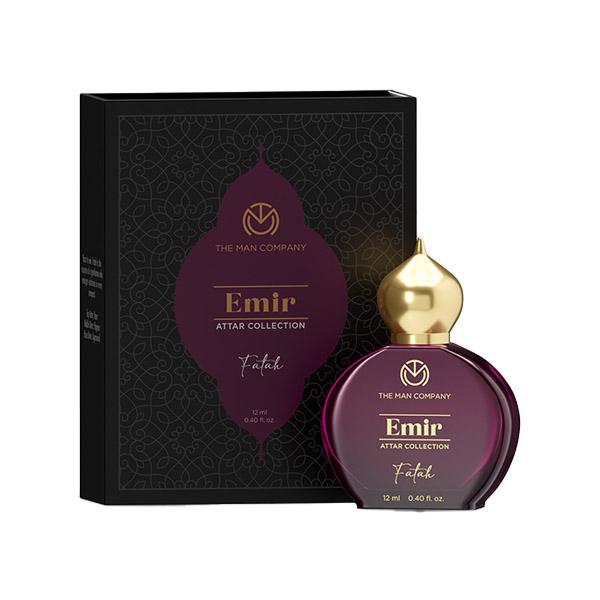 Netmeds | The Man Company 100% Alcohol-Free Attar Perfume for Men - Fatah Emir Collection 12 ml