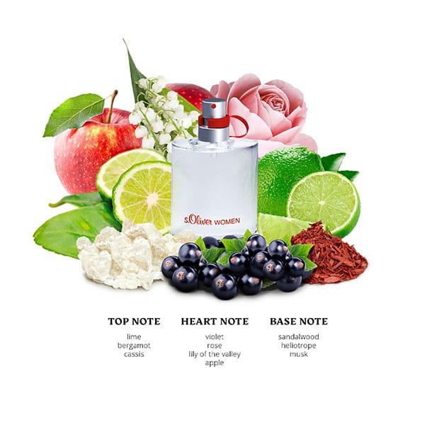 s.Oliver Women Eau de Toilette Natural Spray 50 ml - Women Perfumes (Edt/Edp)