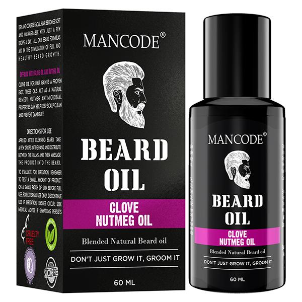 Netmeds | Mancode Beard Oil -Clove & Nutmeg 60 ml