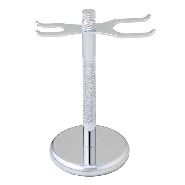 Netmeds | Pearl Razor & Brush Holder Stand - Chrome