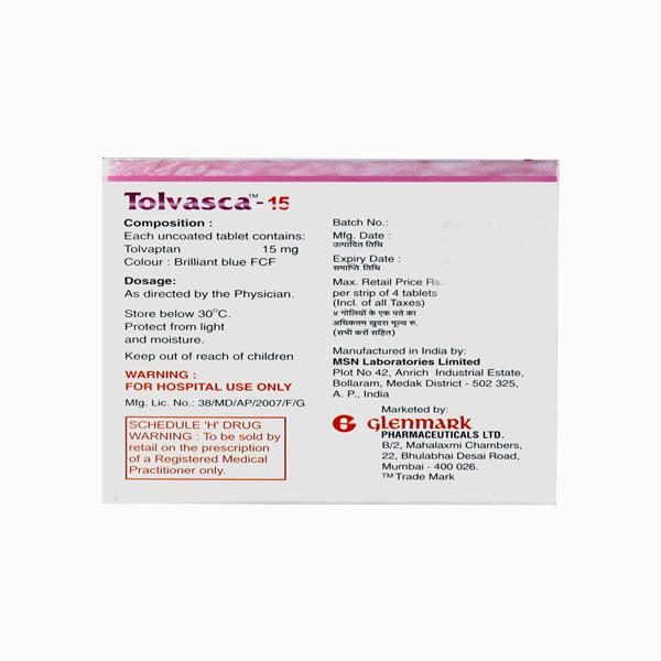 Tolvasca 15mg Tablet 4'S - Hyponatremia