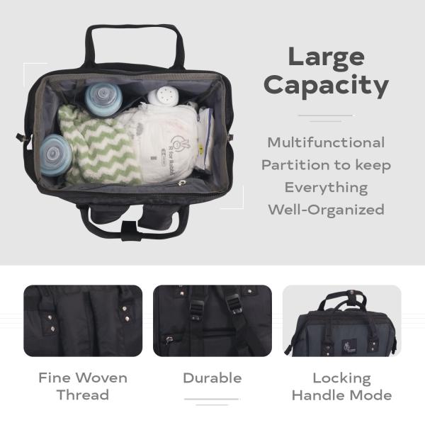 R for Rabbit Caramello Dino Diaper Bags - Sea Green 1's - Diapers & Wipes