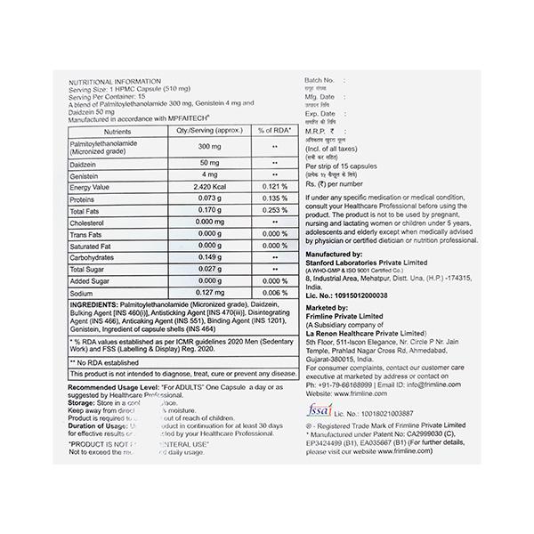 PALMITOLE Capsule 15's - Supplements-Sup