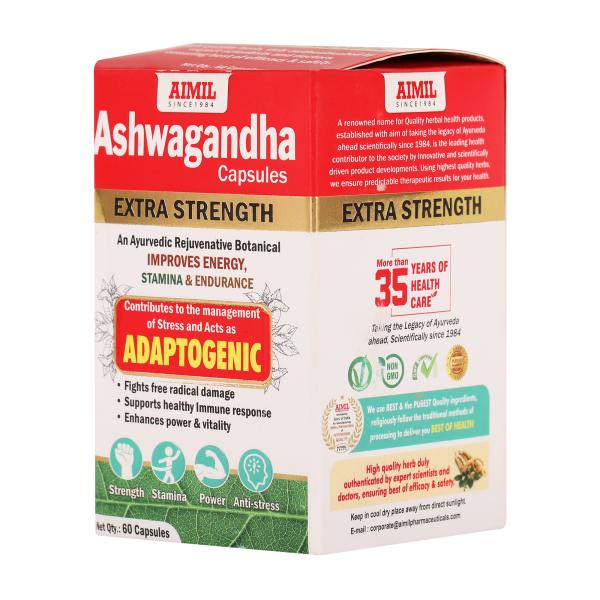 Aimil Ashwagandha Capsules 60's - Ashwagandha