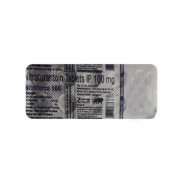 NITROFORCE 100 Tablet 10's - Bacterial Infections-OAB