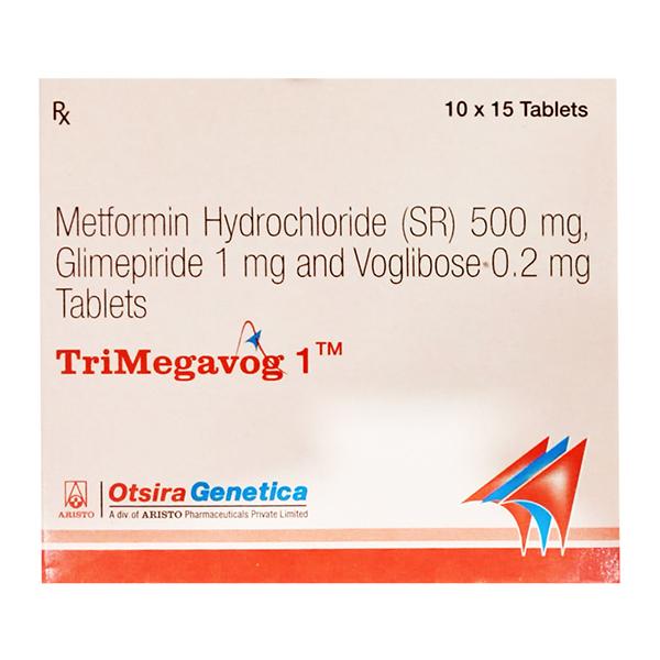 TRIMEGAVOG 1 Tablet 15's - Diabetes-Ant