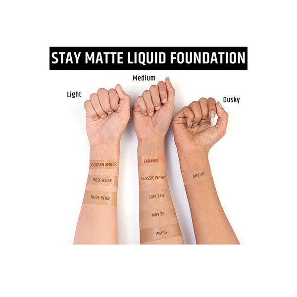 Insight Cosmetics Make Up Essentials Stay Matte Liquid Foundation - 02 Rose Beige 30ml - Foundation