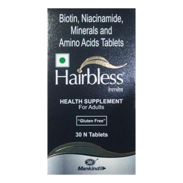 HAIRBLESS GLUTEN FREE Tablet 30's - Supplements-Cal