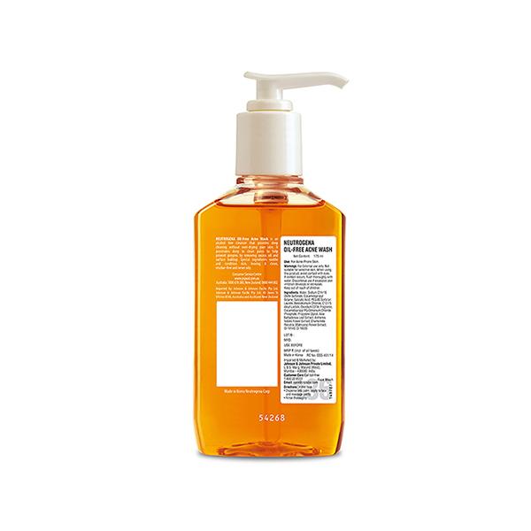 Neutrogena Oil Free Acne Wash 175 Ml - Scrubs & Exfoliants