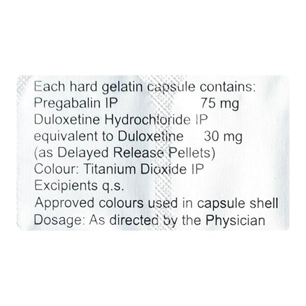 PEG D 75/30 Capsule 10's - Neuropathic Pain-Dru